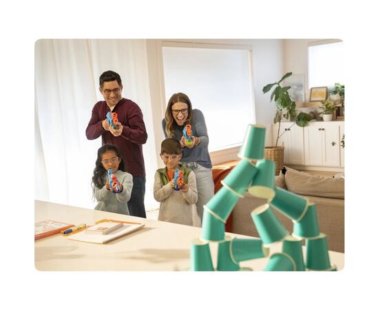 Игрушечное оружие Hasbro Nerf набор бластеров Elite junior Ultimate Starter (F6369), изображение 5 Игрушечное оружие Hasbro Nerf набор бластеров Elite junior Ultimate Starter (F6369), изображение 5