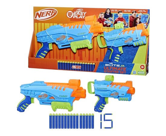 Игрушечное оружие Hasbro Nerf набор бластеров Elite junior Ultimate Starter (F6369)