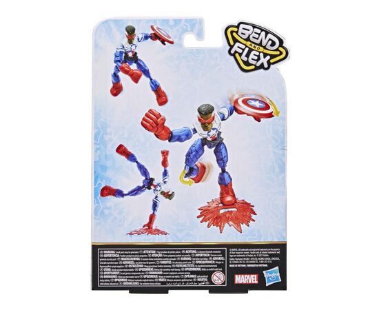 Фигурка Hasbro Avengers Мстители Бенди Капитан Америка (E7377_F0971), изображение 3 Фигурка Hasbro Avengers Мстители Бенди Капитан Америка (E7377_F0971), изображение 3