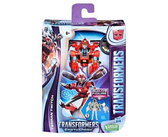 Трансформер Hasbro Transformers EarthSpark Deluxe Твитч (F6231_F6734), изображение 4 Трансформер Hasbro Transformers EarthSpark Deluxe Твитч (F6231_F6734), изображение 4