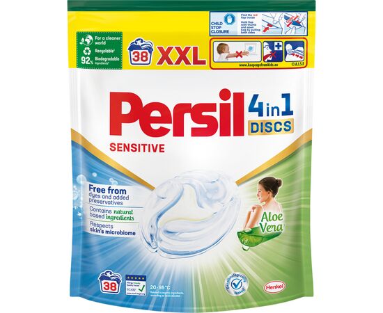 Капсули для прання Persil Discs Sensitive 38 шт. (9000101565287)