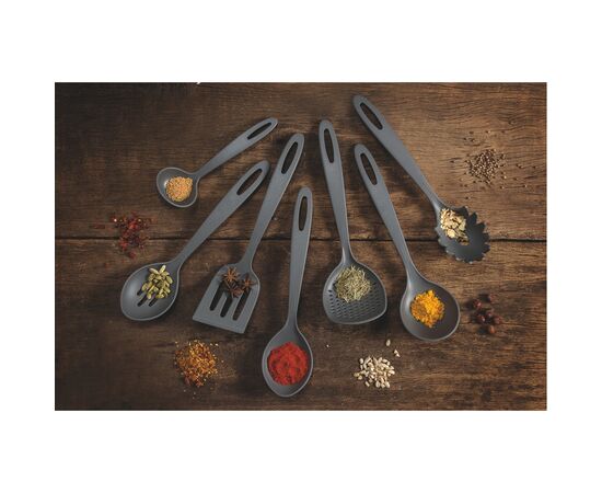 Ложка кухарська Tramontina Ability Slit Nylon Graphitic (25161/160), зображення 3 Ложка кухарська Tramontina Ability Slit Nylon Graphitic (25161/160), зображення 3