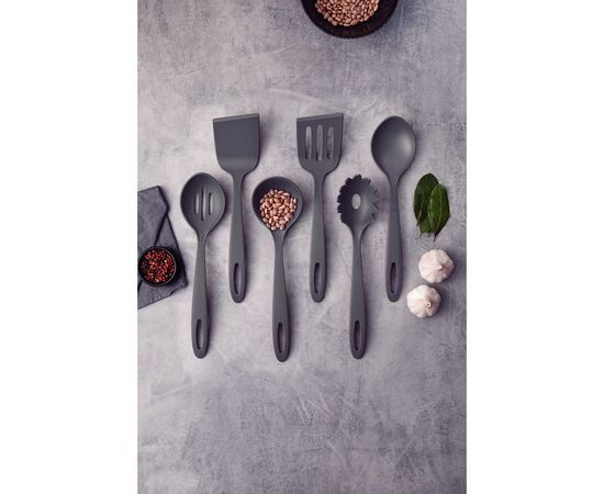 Ложка кухарська Tramontina Ability Slit Nylon Graphitic (25161/160), зображення 5 Ложка кухарська Tramontina Ability Slit Nylon Graphitic (25161/160), зображення 5