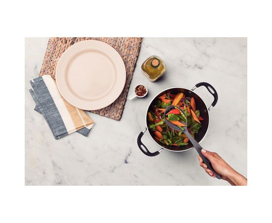 Ложка кухарська Tramontina Ability Slit Nylon Graphitic (25161/160), зображення 8 Ложка кухарська Tramontina Ability Slit Nylon Graphitic (25161/160), зображення 8