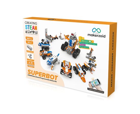 Конструктор Makerzoid Superbot Educational Building Blocks (MKZ-ID-SPB)