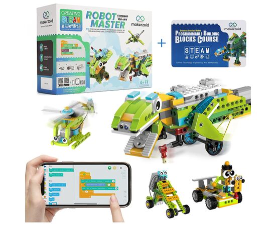 Конструктор Makerzoid Robot Master Standard (MKZ-RM-SD), изображение 2 Конструктор Makerzoid Robot Master Standard (MKZ-RM-SD), изображение 2