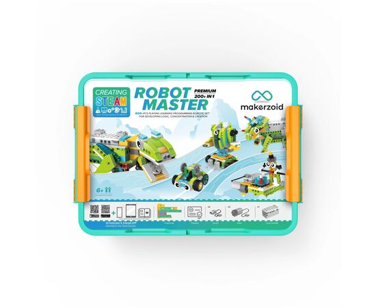 Конструктор Makerzoid Robot Master Premium (MKZ-RM-PM), изображение 6 Конструктор Makerzoid Robot Master Premium (MKZ-RM-PM), изображение 6