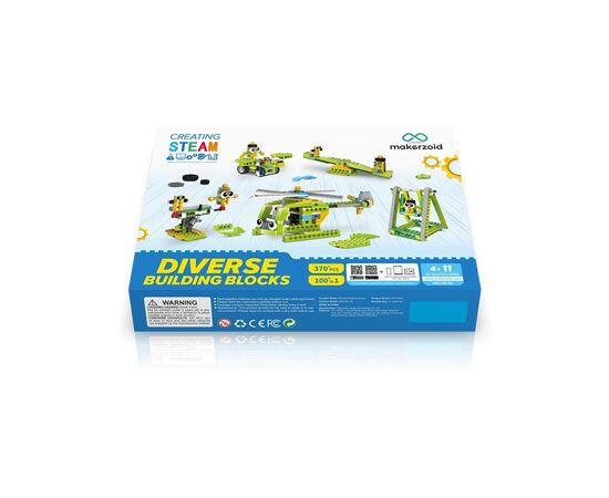 Конструктор Makerzoid Diverse Building Blocks (MKZ-BK-DB), изображение 3 Конструктор Makerzoid Diverse Building Blocks (MKZ-BK-DB), изображение 3