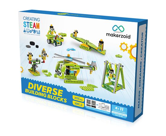 Конструктор Makerzoid Diverse Building Blocks (MKZ-BK-DB)