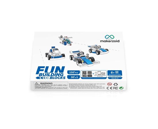 Конструктор Makerzoid Fun Building Blocks (MKZ-BK-FB), изображение 4 Конструктор Makerzoid Fun Building Blocks (MKZ-BK-FB), изображение 4