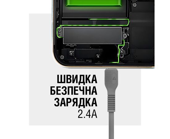 Дата кабель USB 2.0 AM to Type-C 1.2m AL-CBCOLOR-T1BK Black ACCLAB (1283126518232), зображення 5 Дата кабель USB 2.0 AM to Type-C 1.2m AL-CBCOLOR-T1BK Black ACCLAB (1283126518232), зображення 5