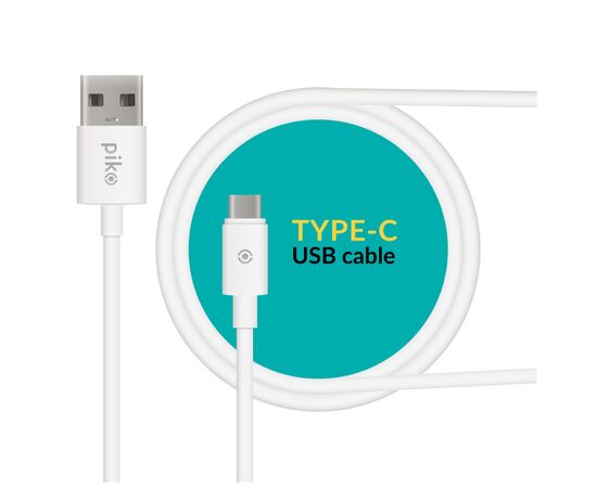 Дата кабель USB 2.0 AM to Type-C 1.2m CB-UT11 White Piko (1283126477522)