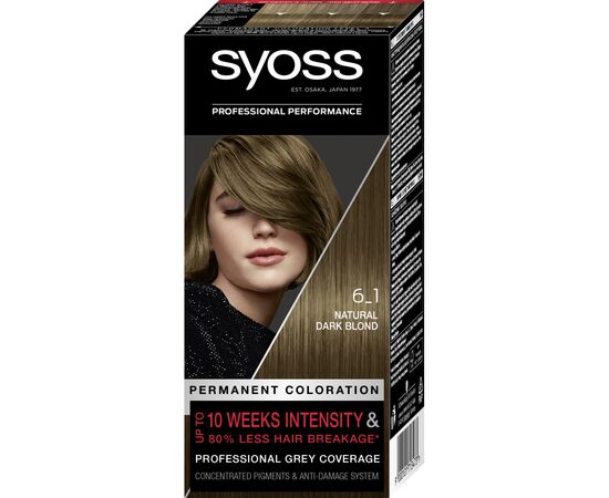 Краска для волос Syoss 6-1 Насыщенный Темно-Русый 115 мл (9000101713473)