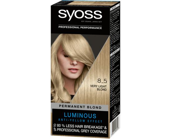 Краска для волос Syoss 8-5 Яркий блонд 115 мл (9000101628395)