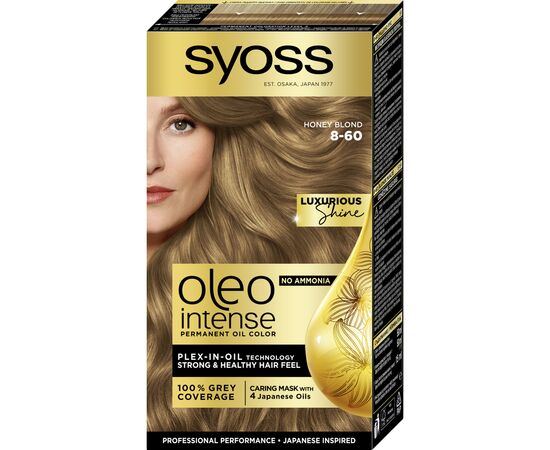Краска для волос Syoss Oleo Intense 8-60 Медовый Блонд 115 мл (9000101086652)