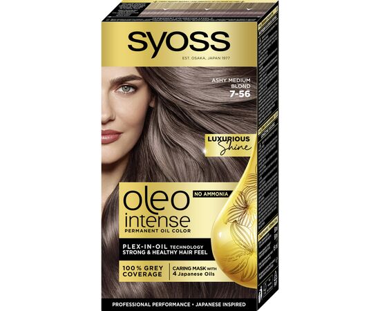 Краска для волос Syoss Oleo Intense 7-56 Холодный Русый 115 мл (9000101706086)