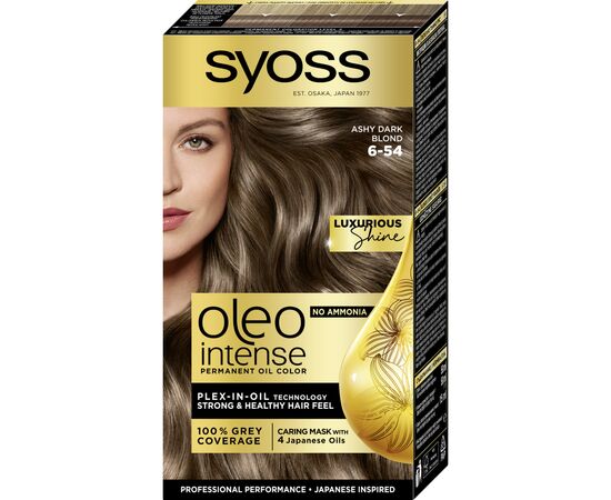 Фарба для волосся Syoss Oleo Intense 6-54 Холодний Темно-Русявий 115 мл (9000101706246)