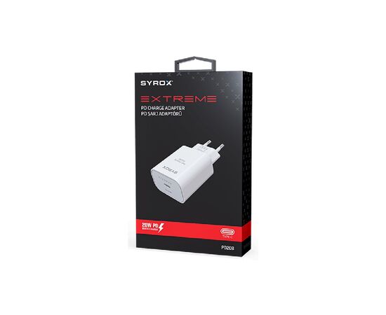 Зарядное устройство Syrox Type-С 20W (PD20B), изображение 2 Зарядное устройство Syrox Type-С 20W (PD20B), изображение 2