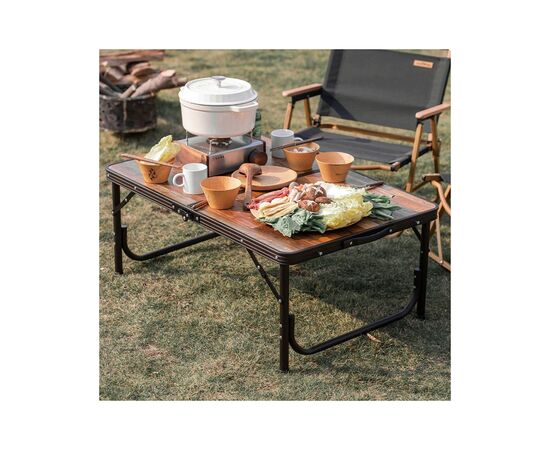 Туристический стол Naturehike L MDF Outdoor Folding Dark Wood (6927595771426), изображение 2