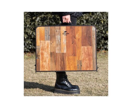 Туристический стол Naturehike L MDF Outdoor Folding Dark Wood (6927595771426), изображение 4