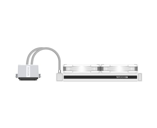 Система водного охлаждения ID-Cooling DASHFLOW 240 BASIC WHITE, изображение 2 Система водного охлаждения ID-Cooling DASHFLOW 240 BASIC WHITE, изображение 2