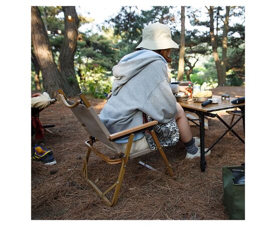 Стул складной Naturehike NH19Y002-D Beige (6927595735091), изображение 5 Стул складной Naturehike NH19Y002-D Beige (6927595735091), изображение 5