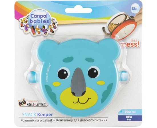 Контейнер для зберігання продуктів Canpol babies Hello Little Бірюзовий 200 мл (51/008_tur), зображення 5 Контейнер для зберігання продуктів Canpol babies Hello Little Бірюзовий 200 мл (51/008_tur), зображення 5