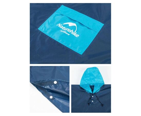Накидка Naturehike NH19Y036-Y L Blue (6927595735312), изображение 7 Накидка Naturehike NH19Y036-Y L Blue (6927595735312), изображение 7