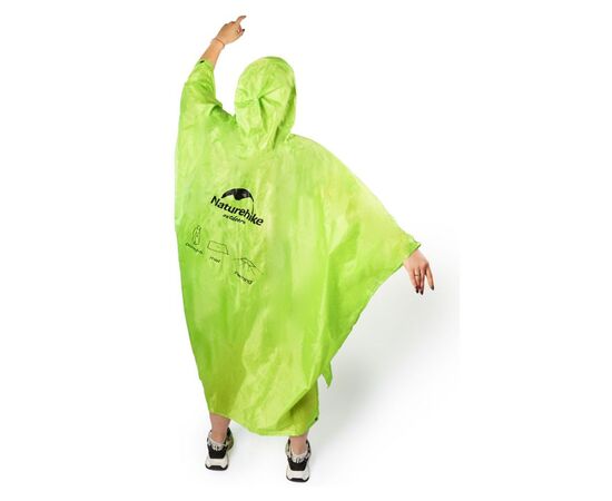 Накидка Naturehike NH17D002-M 210T 3в1 Green (6927595717967), изображение 2 Накидка Naturehike NH17D002-M 210T 3в1 Green (6927595717967), изображение 2