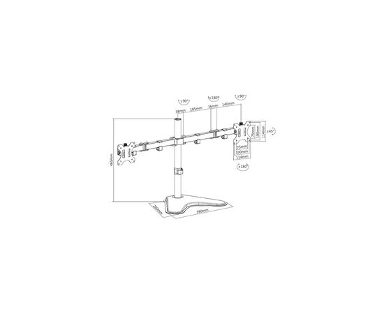Кронштейн ITech MBES-12F, изображение 4 Кронштейн ITech MBES-12F, изображение 4