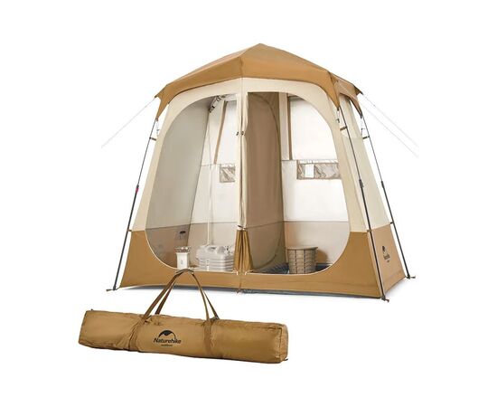 Палатка Naturehike NH22ZP006 (душ/туалет) Коричневий (6927595703984), изображение 2 Палатка Naturehike NH22ZP006 (душ/туалет) Коричневий (6927595703984), изображение 2
