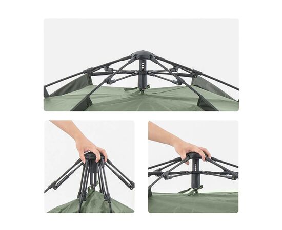 Палатка Naturehike NH21ZP008 Deep Green (6927595777893), изображение 3