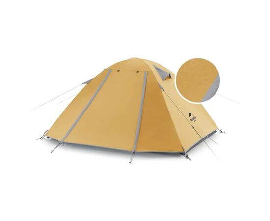 Палатка Naturehike P-Series NH18Z044-P 210T 65D Yellow (6927595783696), изображение 2 Палатка Naturehike P-Series NH18Z044-P 210T 65D Yellow (6927595783696), изображение 2