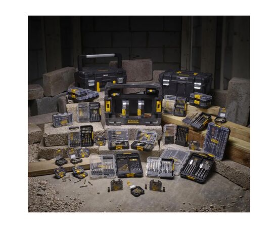 Набор сверл и бит Stanley FatMax, Phillips, Pozidriv, Torx, 2x Ph, L 25, 50 мм, 10 шт, кейс (STA88560), изображение 7 Набор сверл и бит Stanley FatMax, Phillips, Pozidriv, Torx, 2x Ph, L 25, 50 мм, 10 шт, кейс (STA88560), изображение 7