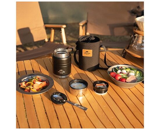 Термос Naturehike Stew Beaker NH20SJ041 0.5 л Black (6927595767467), изображение 6