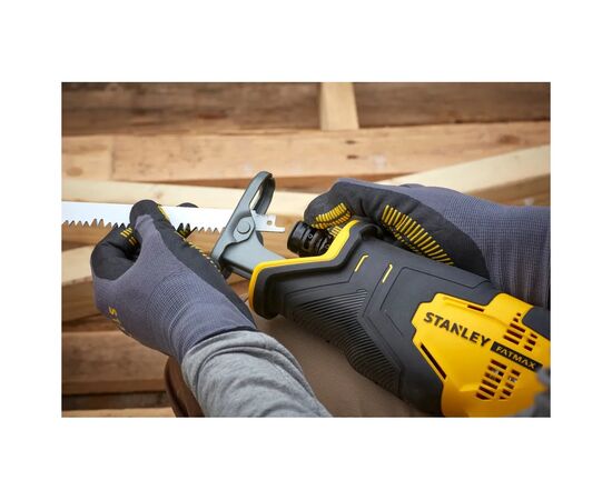Сабельная пила Stanley FatMax,18V(V20)Li-Ion, 3000 ход/мин,величина хода 25 мм (Без АКБ и ЗУ) (SFMCS300B), изображение 3