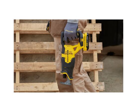 Сабельная пила Stanley FatMax,18V(V20)Li-Ion, 3000 ход/мин,величина хода 25 мм (Без АКБ и ЗУ) (SFMCS300B), изображение 5