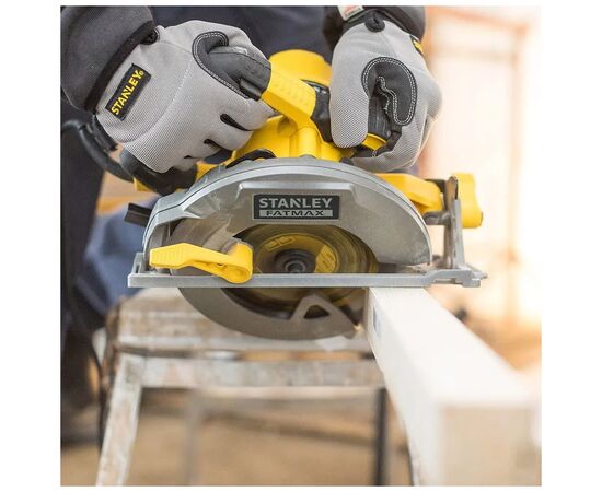 Дисковая пила Stanley FatMax, 1650 Вт, 5500 об/мин, диск 190х16 мм, 4.31 кг (FME301), изображение 2 Дисковая пила Stanley FatMax, 1650 Вт, 5500 об/мин, диск 190х16 мм, 4.31 кг (FME301), изображение 2