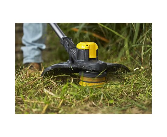 Триммер садовый Stanley FatMax, 18V (20 В), 4Ah, 6000 об., 33 см (SFMCSTB933M), изображение 7 Триммер садовый Stanley FatMax, 18V (20 В), 4Ah, 6000 об., 33 см (SFMCSTB933M), изображение 7