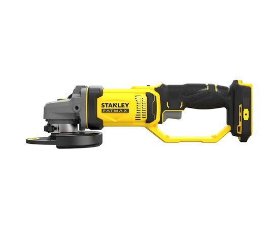 Шлифовальная машина Stanley FatMax, Li-Ion 18V, 8500 об/мин, d=125 мм, 2.66кг (без АКБ и ЗУ) (SFMCG400B), изображение 2 Шлифовальная машина Stanley FatMax, Li-Ion 18V, 8500 об/мин, d=125 мм, 2.66кг (без АКБ и ЗУ) (SFMCG400B), изображение 2
