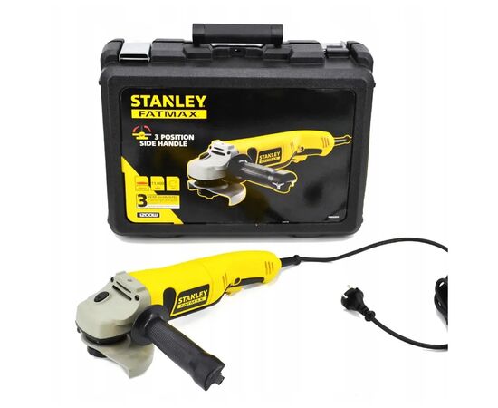 Шлифовальная машина Stanley FatMax, 1200W, 11000 об/мин, d=125 мм, 5.2 кг (FMEG222K), изображение 2