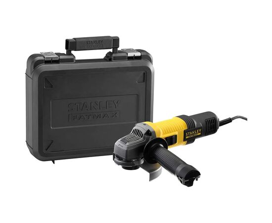 Шлифовальная машина Stanley FatMax, 850W, 12000 об/мин, d=125 мм, 2.3 кг (FMEG220), изображение 2 Шлифовальная машина Stanley FatMax, 850W, 12000 об/мин, d=125 мм, 2.3 кг (FMEG220), изображение 2