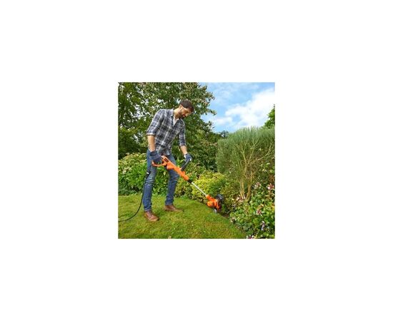 Триммер садовый Black&Decker 0.55 кВт, ширина кошения 30 см, 7500 об/мин, вес 2.4 кг (BESTA530), изображение 3 Триммер садовый Black&Decker 0.55 кВт, ширина кошения 30 см, 7500 об/мин, вес 2.4 кг (BESTA530), изображение 3