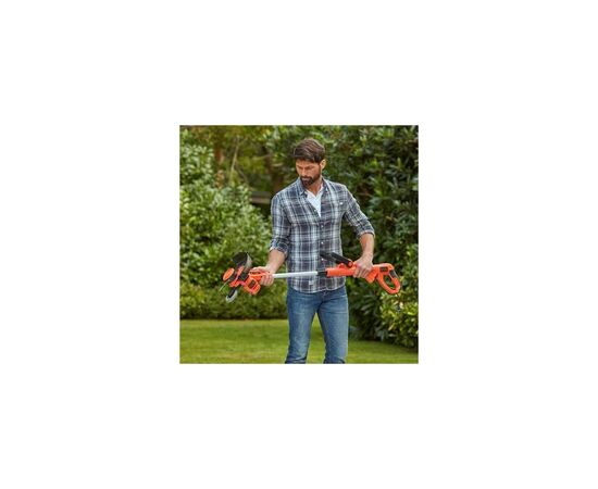 Триммер садовый Black&Decker 0.55 кВт, ширина кошения 30 см, 7500 об/мин, вес 2.4 кг (BESTA530), изображение 5 Триммер садовый Black&Decker 0.55 кВт, ширина кошения 30 см, 7500 об/мин, вес 2.4 кг (BESTA530), изображение 5