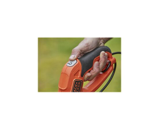 Тример садовий Black&Decker 0.55 кВт, ширина косіння 30 см, 7500 об/хв, вага 2.6 кг (BESTE630), зображення 3 Тример садовий Black&Decker 0.55 кВт, ширина косіння 30 см, 7500 об/хв, вага 2.6 кг (BESTE630), зображення 3