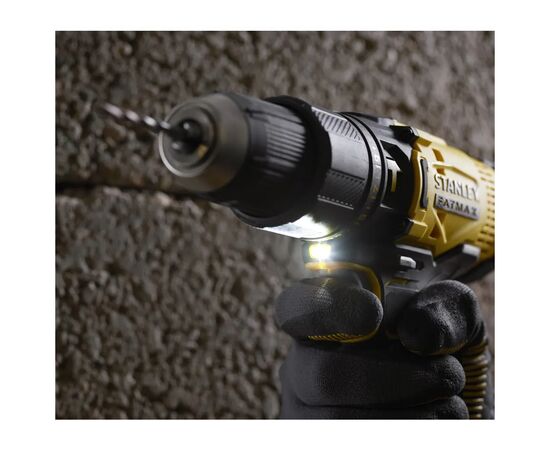 Шуруповерт Stanley FatMax, Li-lon 18V, 2x1.5Ah, 50 Нм, 0-350/1500 об/мин, 3.72 кг, кейс (SCD711C2K), изображение 5 Шуруповерт Stanley FatMax, Li-lon 18V, 2x1.5Ah, 50 Нм, 0-350/1500 об/мин, 3.72 кг, кейс (SCD711C2K), изображение 5