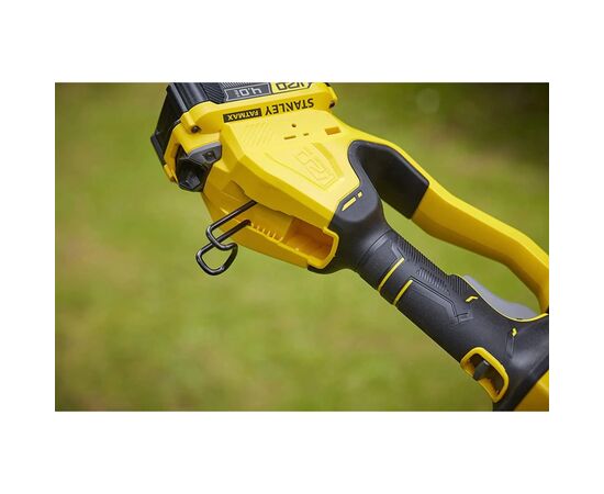 Кусторез Stanley FatMax, высоторез, 20V, 4Ah, шина 20 см, цепь 3/8 (SFMCPS620M1), изображение 3 Кусторез Stanley FatMax, высоторез, 20V, 4Ah, шина 20 см, цепь 3/8 (SFMCPS620M1), изображение 3