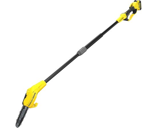 Кущоріз Stanley FatMax, висоторіз, 20V, 4Ah, шина 20 см, ланцюг 3/8 (SFMCPS620M1)