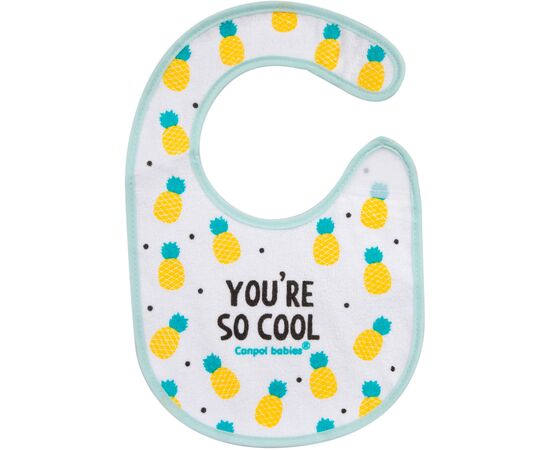 Слюнявчик Canpol babies So Cool хлопковый бирюзовый (15/114_tur), изображение 3 Слюнявчик Canpol babies So Cool хлопковый бирюзовый (15/114_tur), изображение 3