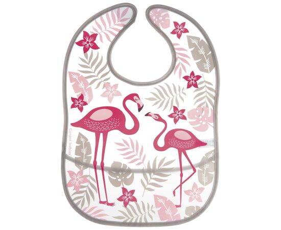 Слинявчик Canpol babies Jungle з кишенькою Кораловий (9/238_cor)